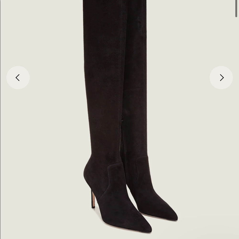 Veronica Beard OTK Lisa Boots in chocolate brown size 7; NWT; 100% suede!!